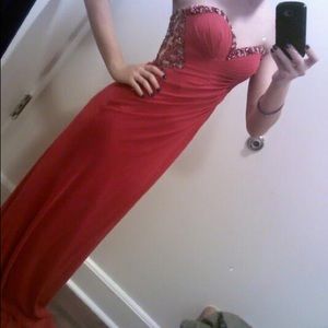 Red prom dress